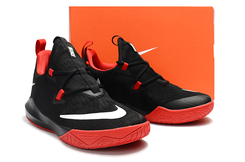 Nike Air Zoom Team II Black Red White Shoes - Click Image to Close